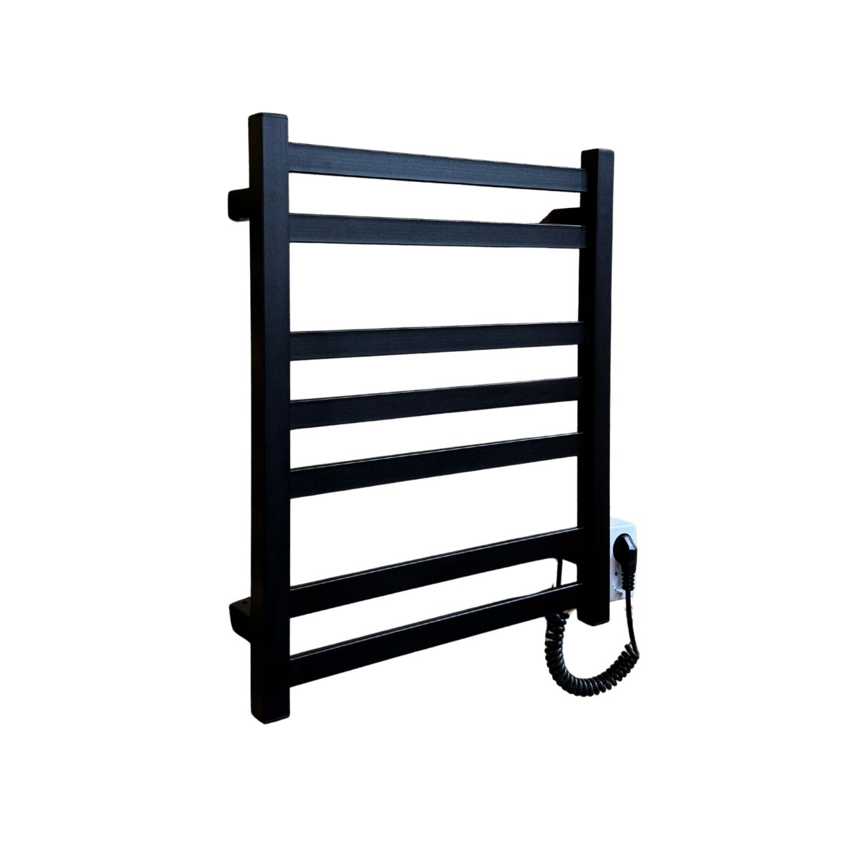 Рушникосушарка електрична Carino RICARDO з кнопкою Чорний матовий 590*490