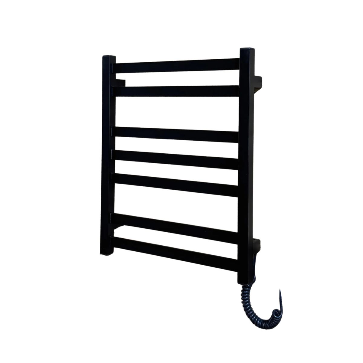 Рушникосушарка електрична Carino RICARDO з кнопкою Чорний матовий 590*490