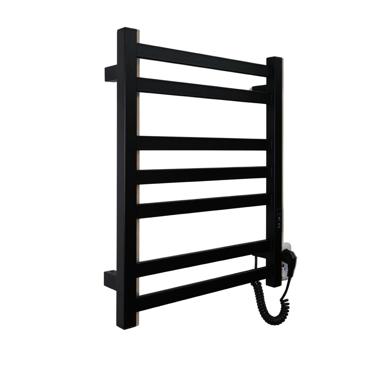 Полотенцесушитель электрический Carino RICARDO с контроллером Черный матовый 590*490
