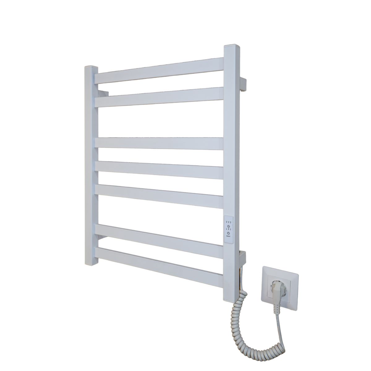 Полотенцесушитель электрический Carino RICARDO с контроллером Белый матовый 590*490
