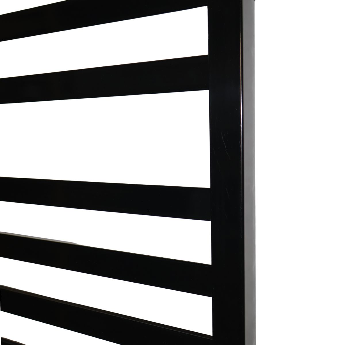 Рушникосушарка електрична Carino RICARDO з кнопкою Чорний глянець 790*490