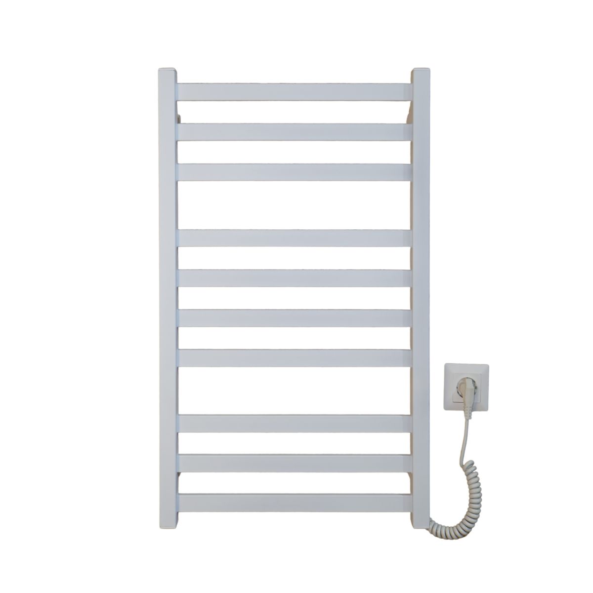 Рушникосушарка електрична Carino RICARDO з кнопкою Білий матовий 790*490