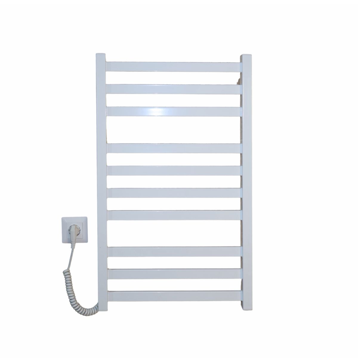 Рушникосушарка електрична Carino RICARDO з кнопкою Білий глянець 790*490