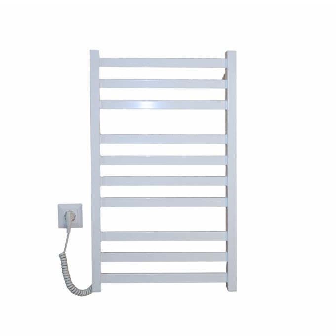 Рушникосушарка електрична Carino RICARDO з кнопкою Білий глянець 790*490