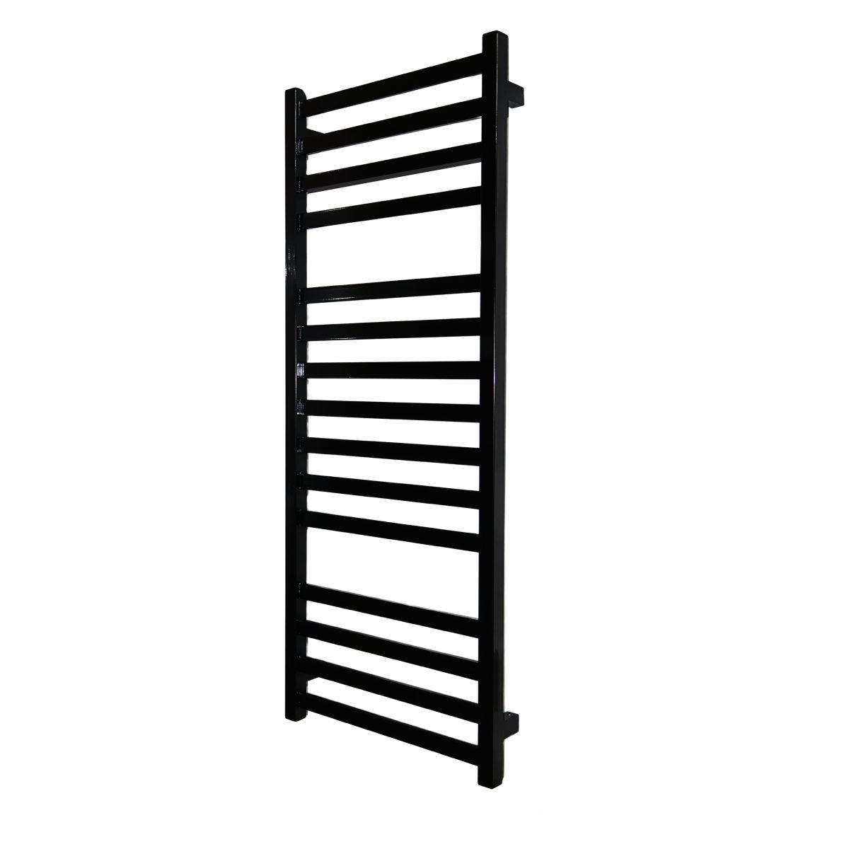 Рушникосушарка електрична Carino RICARDO з кнопкою Чорний глянець 1190*490