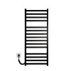 Полотенцесушитель электрический Carino RICARDO с контроллером Черный матовый 1190*490