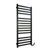 Полотенцесушитель электрический Carino RICARDO с контроллером Черный матовый 1190*490
