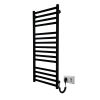 Полотенцесушитель электрический Carino RICARDO с контроллером Черный матовый 1190*490
