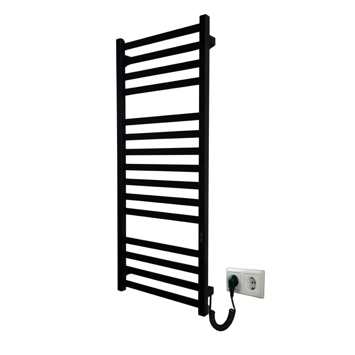 Полотенцесушитель электрический Carino RICARDO с контроллером Черный матовый 1190*490