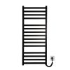 Полотенцесушитель электрический Carino RICARDO с контроллером Черный матовый 1190*490