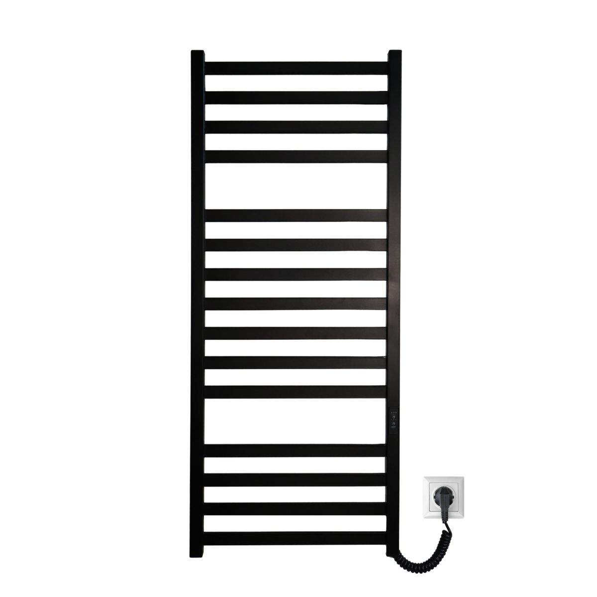 Полотенцесушитель электрический Carino RICARDO с контроллером Черный матовый 1190*490