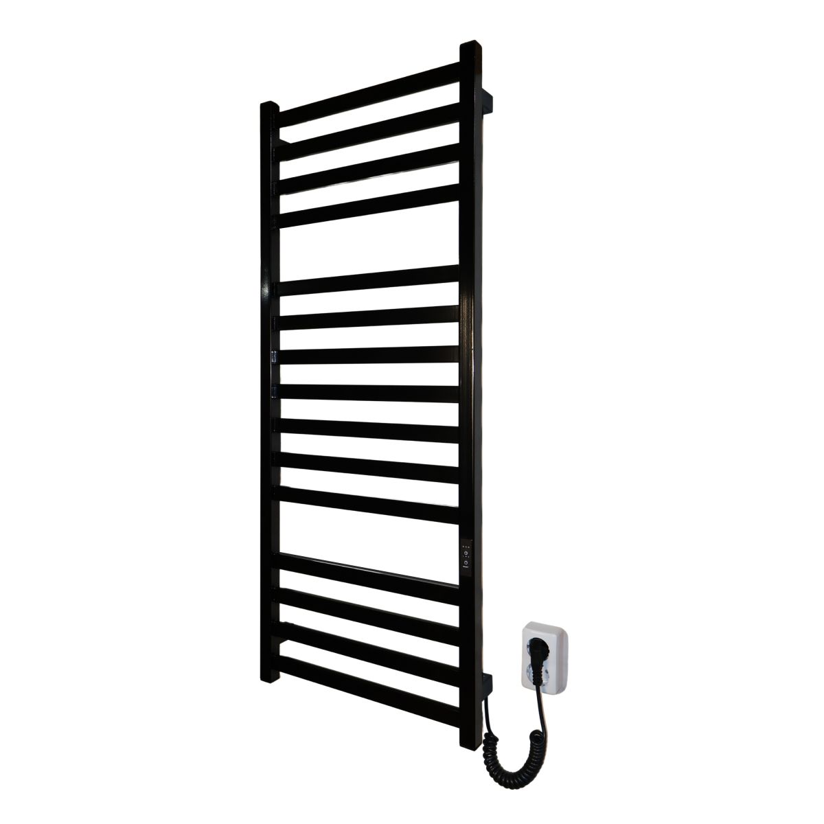 Рушникосушарка електрична Carino RICARDO з контроллером Чорний глянець 1190*490