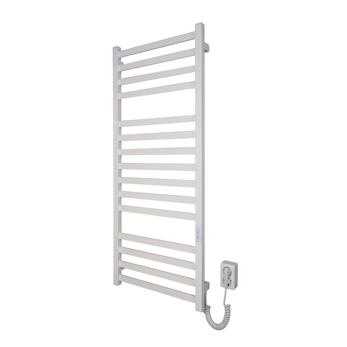 Полотенцесушитель электрический Carino RICARDO с контроллером Белый глянец 1190*490