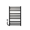 Полотенцесушитель электрический Carino MIA с кнопкой Черный матовый 790*490