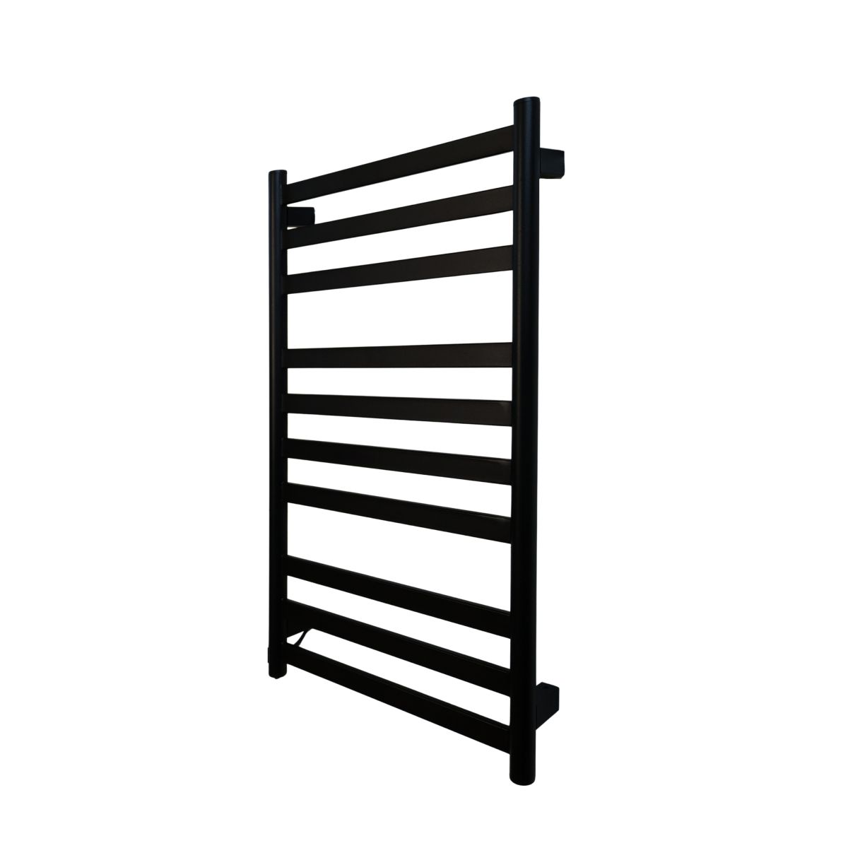 Полотенцесушитель электрический Carino MIA с кнопкой Черный матовый 790*490