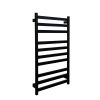 Полотенцесушитель электрический Carino MIA с кнопкой Черный матовый 790*490