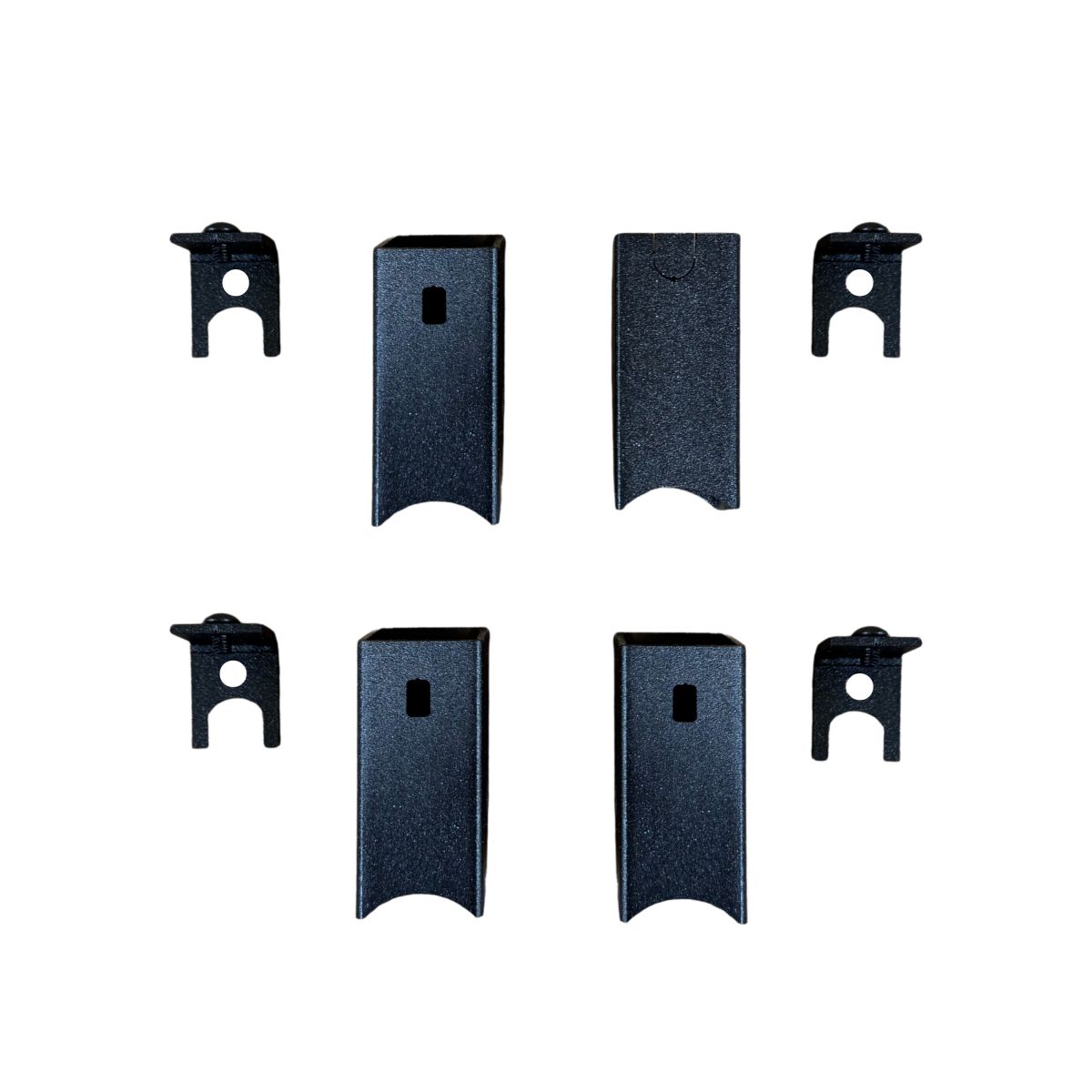 Полотенцесушитель электрический Carino MIA с кнопкой Черный матовый 790*490