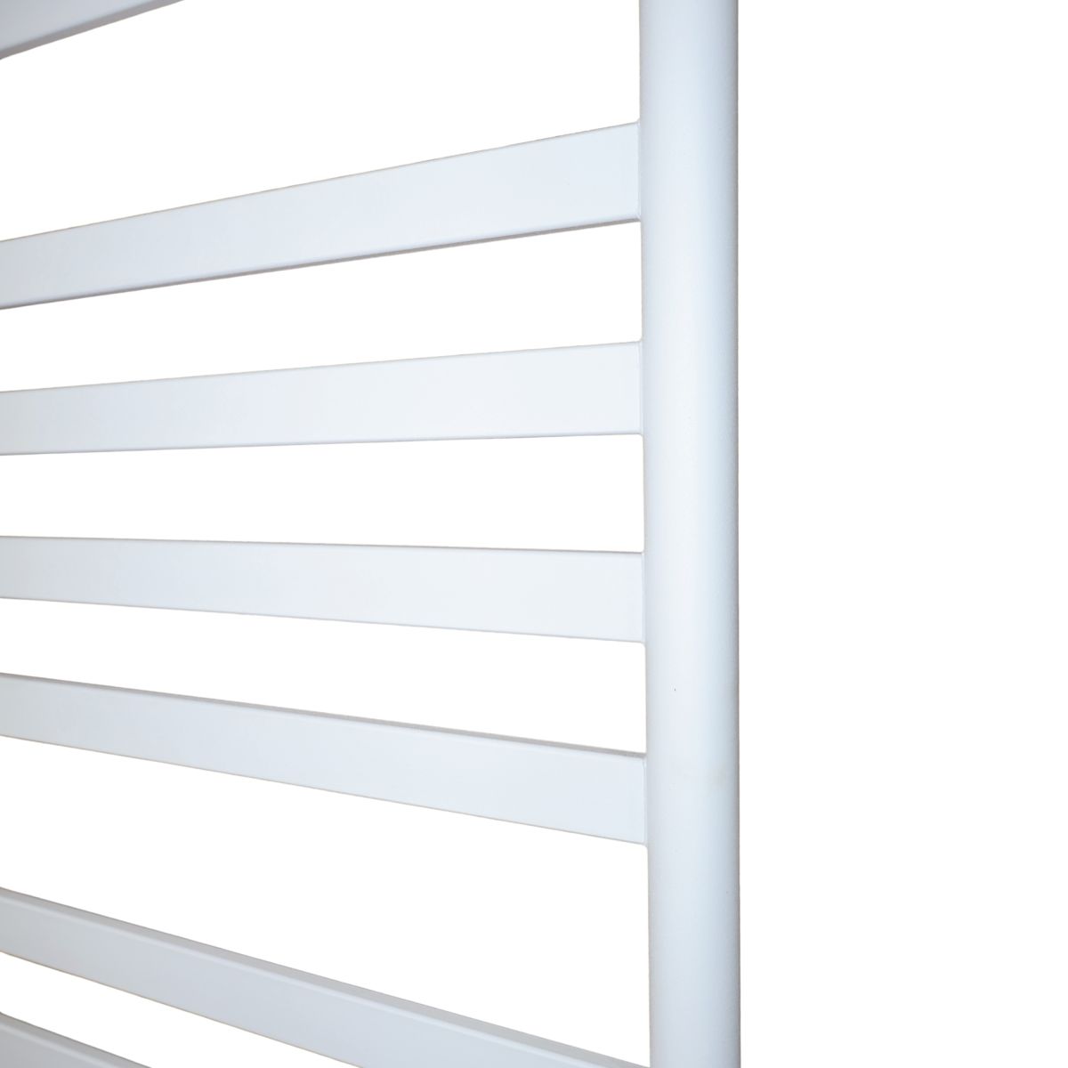 Полотенцесушитель электрический Carino MIA с кнопкой Белый матовый 790*490