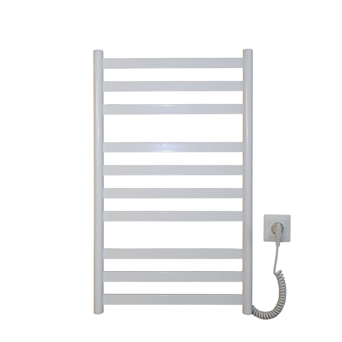 Рушникосушарка електрична Carino MIA з кнопкою Білий глянець 790*490