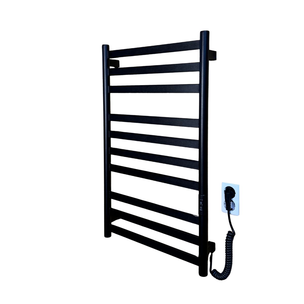 Рушникосушарка електрична Carino MIA з контроллером Чорний матовий 790*490