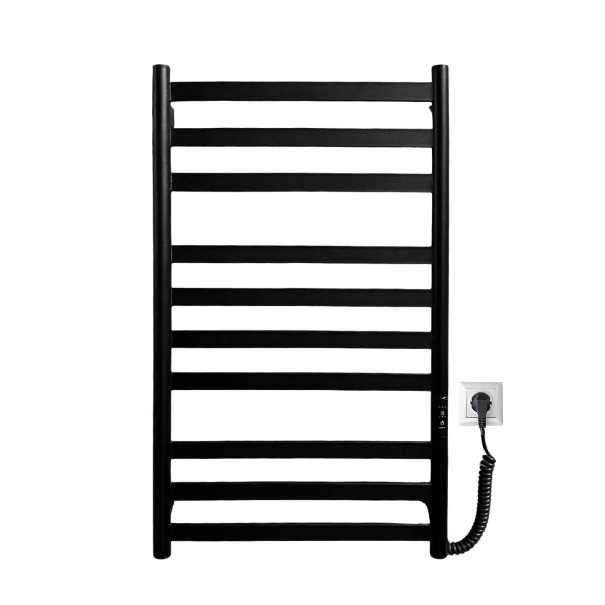 Рушникосушарка електрична Carino MIA з контроллером Чорний матовий 790*490