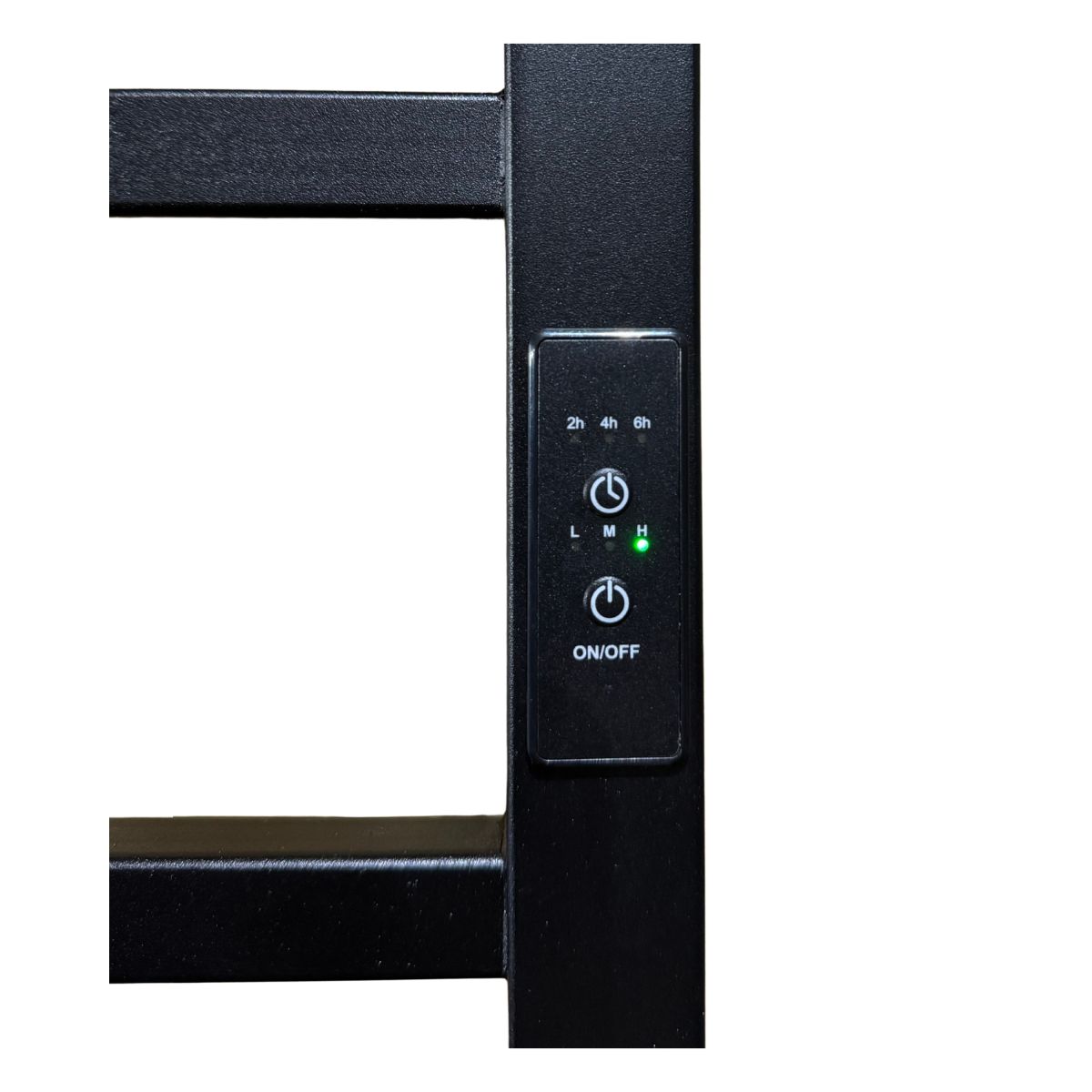 Рушникосушарка електрична Carino MIA з контроллером Чорний матовий 790*490