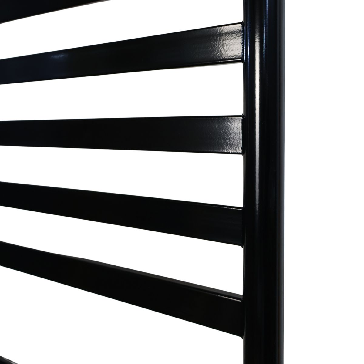 Рушникосушарка електрична Carino MIA з кнопкою Чорний глянець 1190*490