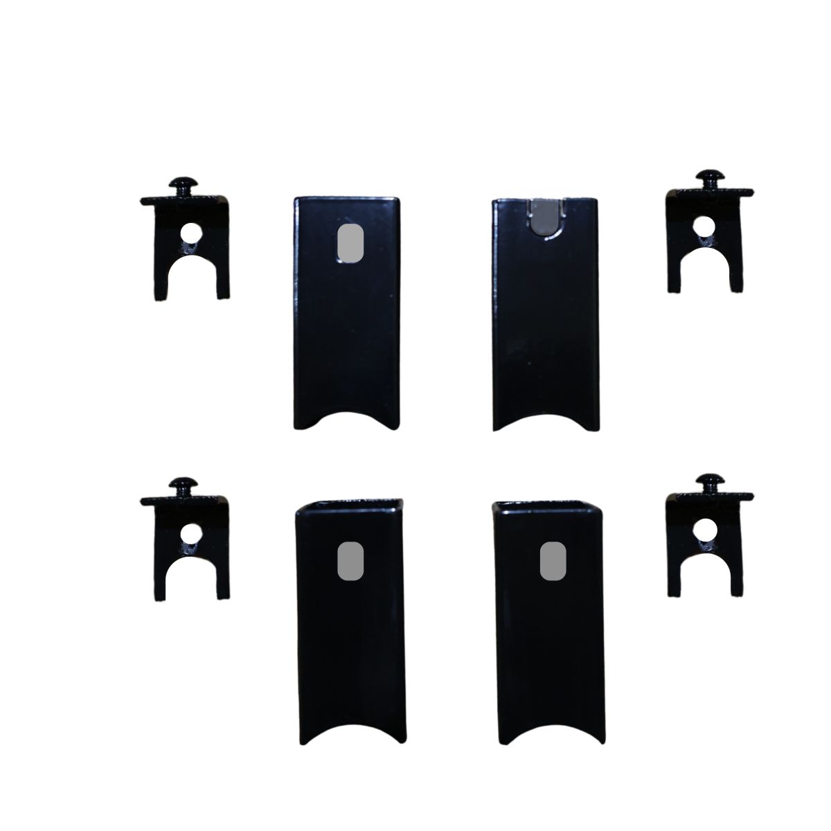 Рушникосушарка електрична Carino MIA з кнопкою Чорний глянець 1190*490