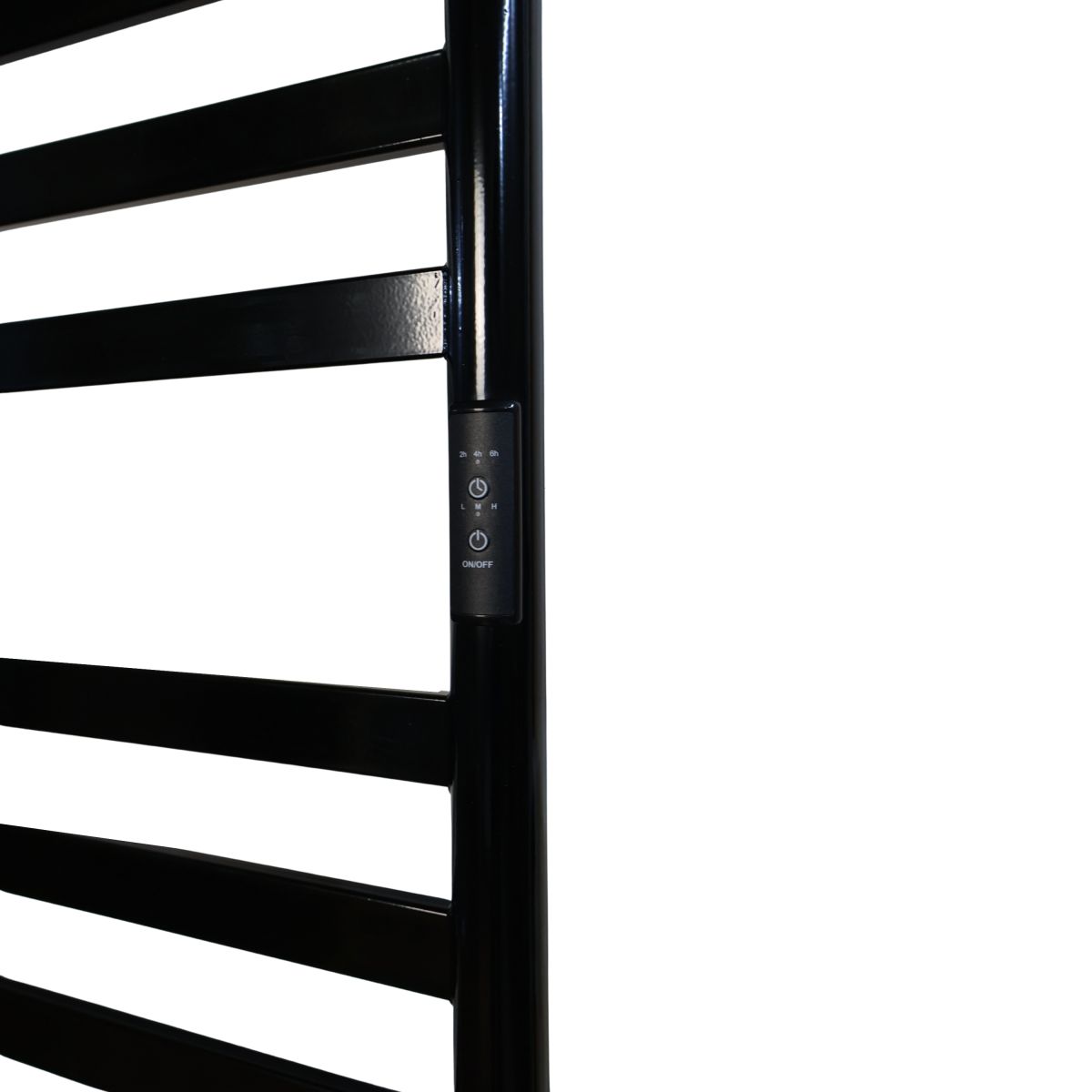 Рушникосушарка електрична Carino MIA з контроллером Чорний глянець 1190*490