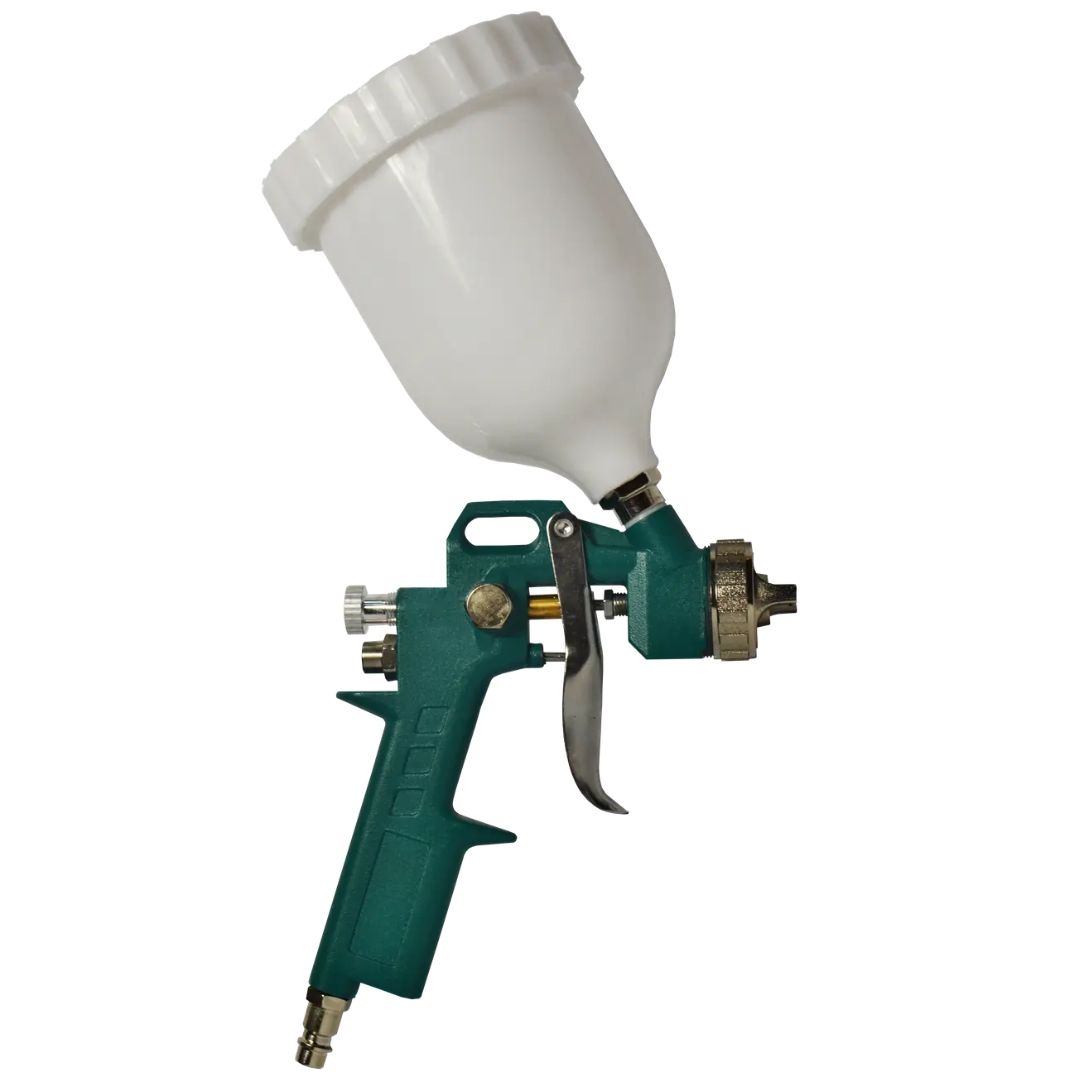 Пневмопістолет для фарбування "BTR", HP, 1,5 мм, пластиковий бак 600мл, 1/4", BlackStar