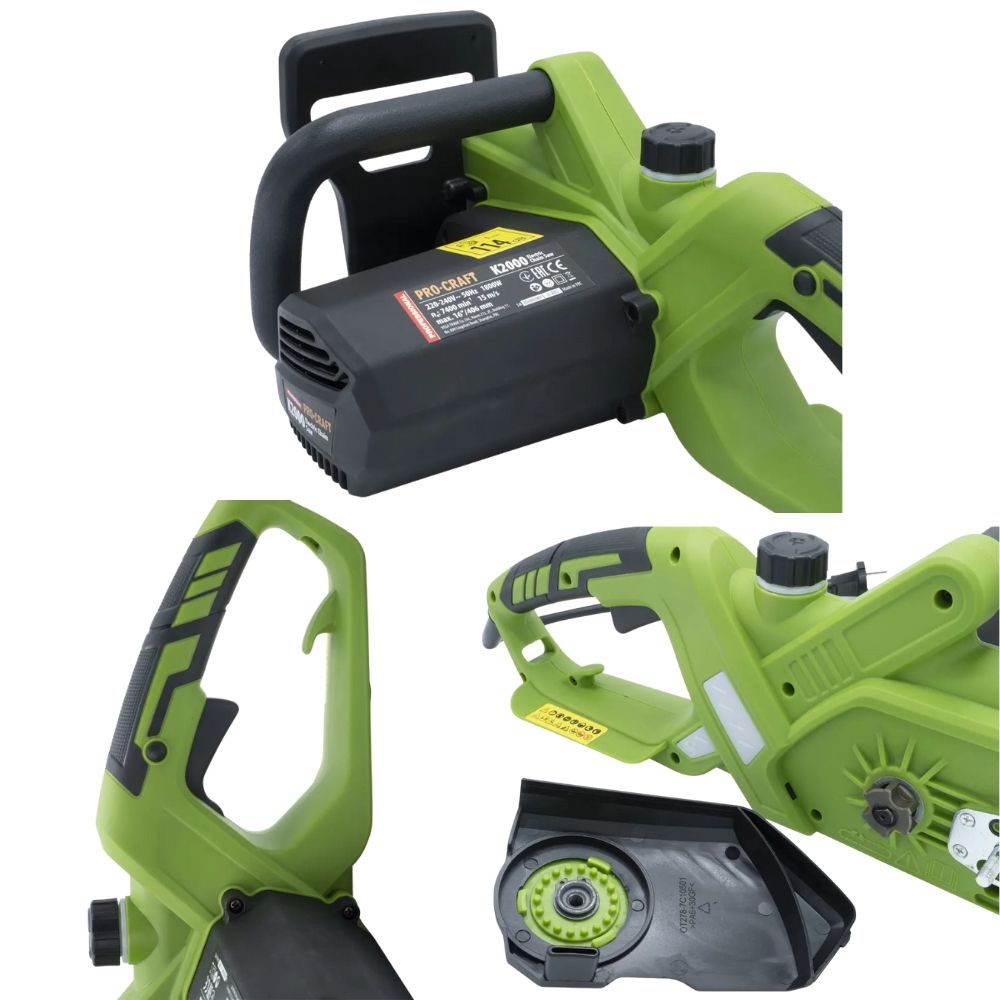 Ланцюгова пила Procraft K2000 бічна + Олива для ланцюга Procraft 1л