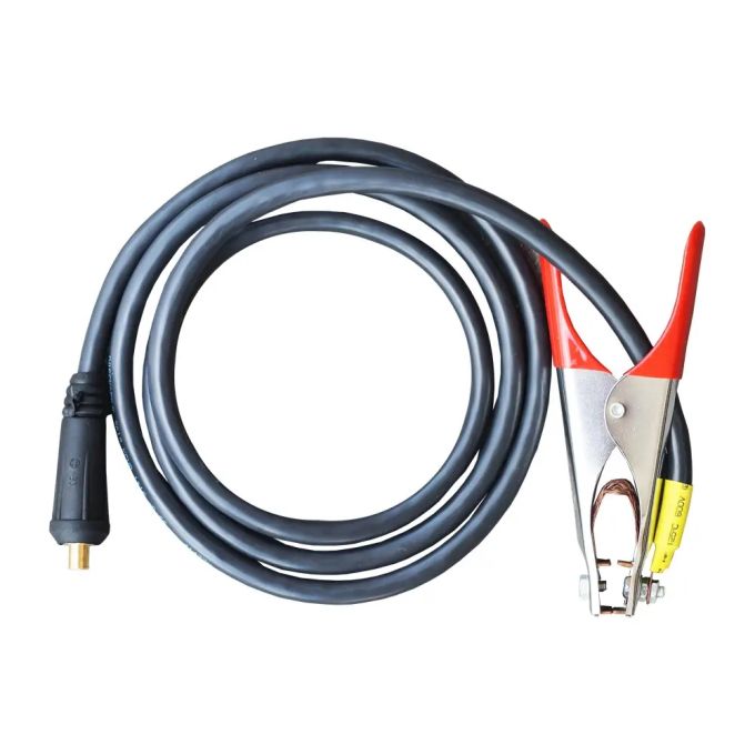 Комплект зварювального кабелю КГНВ (тримач маси 300А), 2м, перетин 16мм, роз'єм 10-25мм