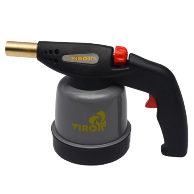 Лампа паяльна газова з п`єзозапалом 360º TM VIROK під балон 190 г