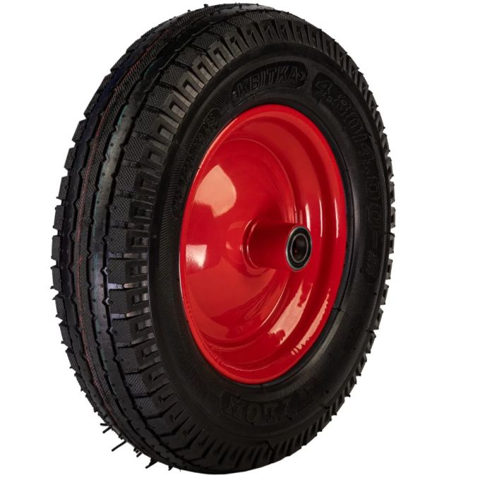 Колесо пневматичне для тачки КВІТКА PRO без осі (4х8) (110-6040)
