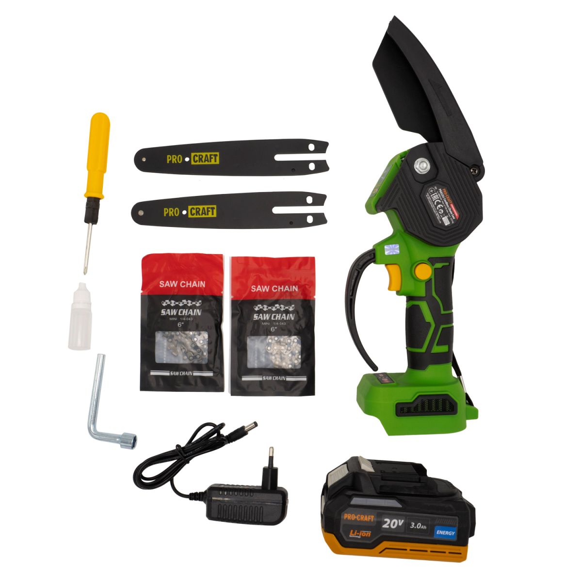 Акумуляторна міні пила Procraft PKA22Li (1 акб)