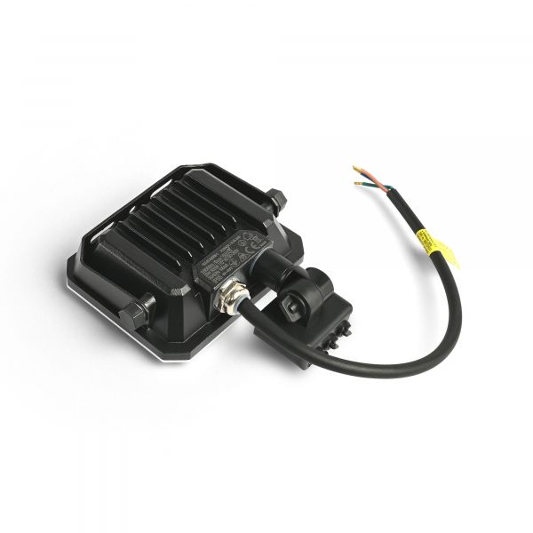 LED прожектор VIDEX F3 20W 5000K з датчиком руху 220V Black (VLE-F3-0205B-S)