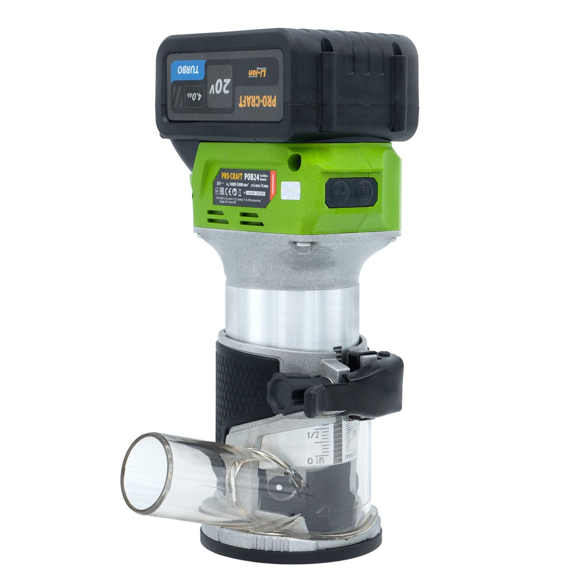 Акумуляторний фрезер Procraft POB24 (з 1 АКБ та ЗП)