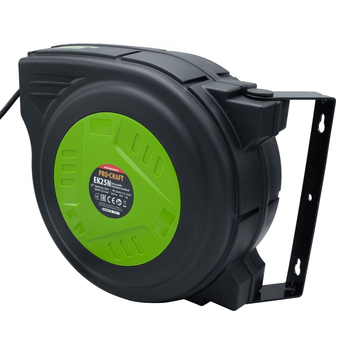 Удлинитель на катушке Procraft EK25N 3x1,5мм² 25 м