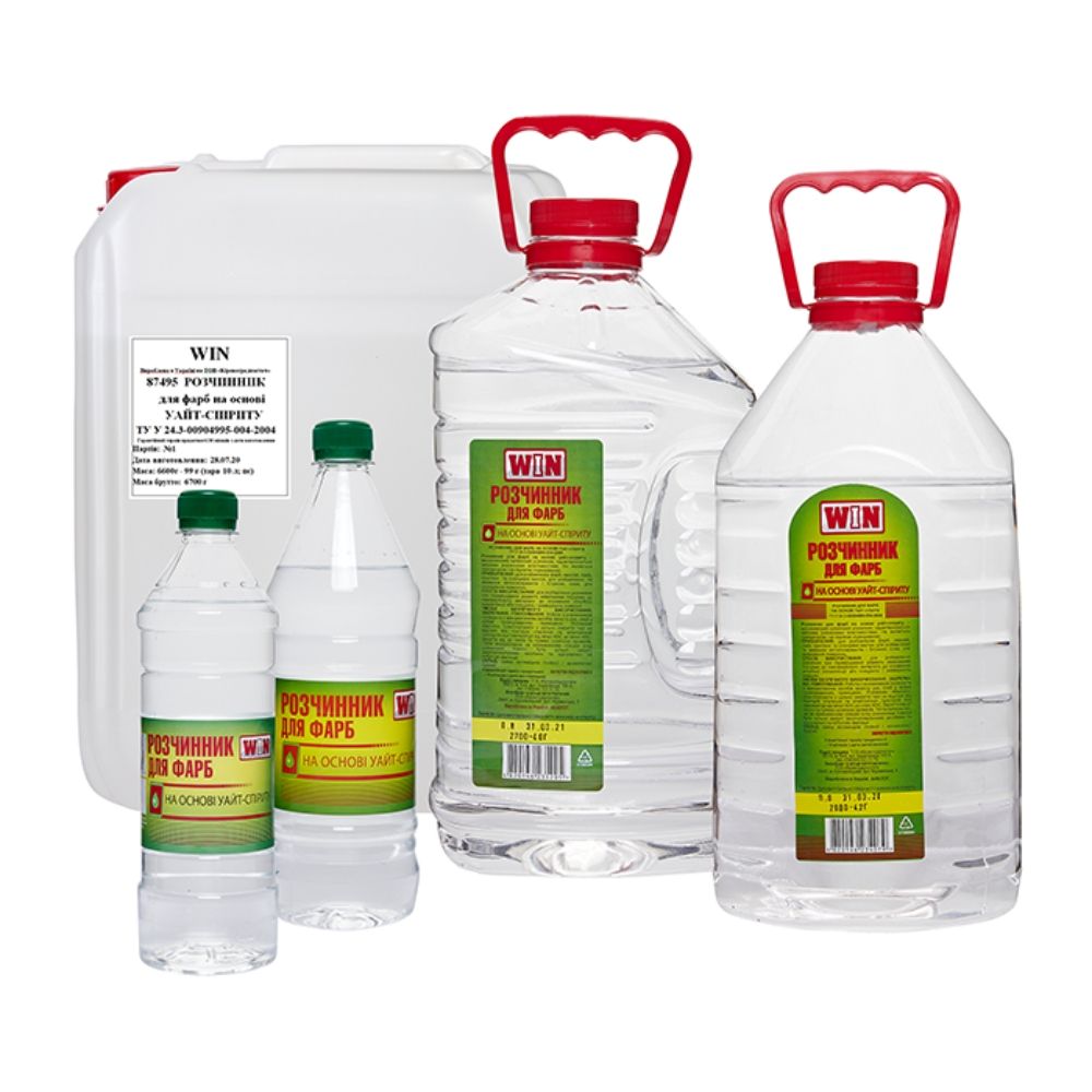 Розчинник 647 без прекурсорів ТМ WIN 10л, 7.7 кг