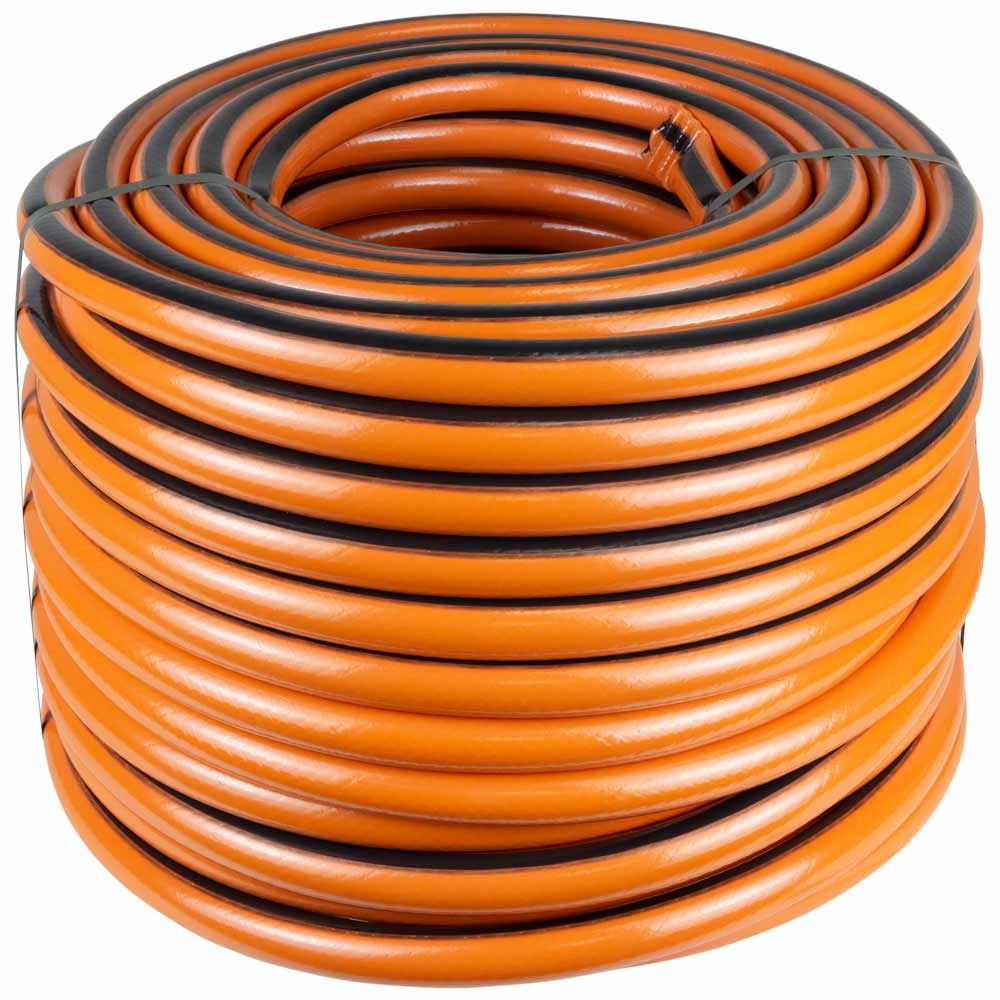 Шланг для поливу Янтар 3 шари армований ¾" 50м FLORA (5066864)