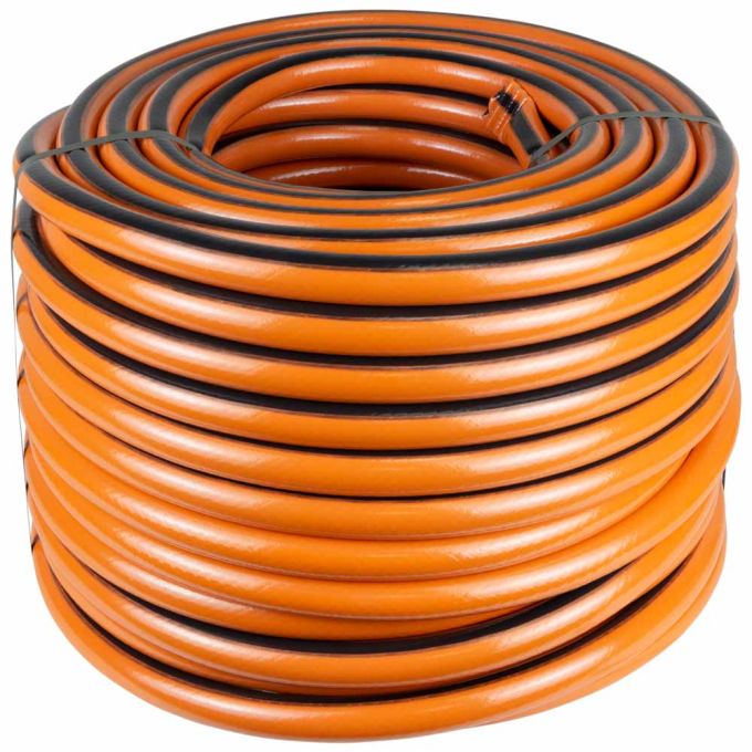 Шланг для поливу Янтар 3 шари армований ¾" 50м FLORA (5066864)