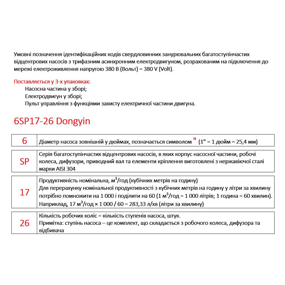 Насос відцентровий 380В 22кВт H 174(109)м Q 1100(800)л/хв Ø145мм колеса нерж сталь+пульт (з 3х частин)