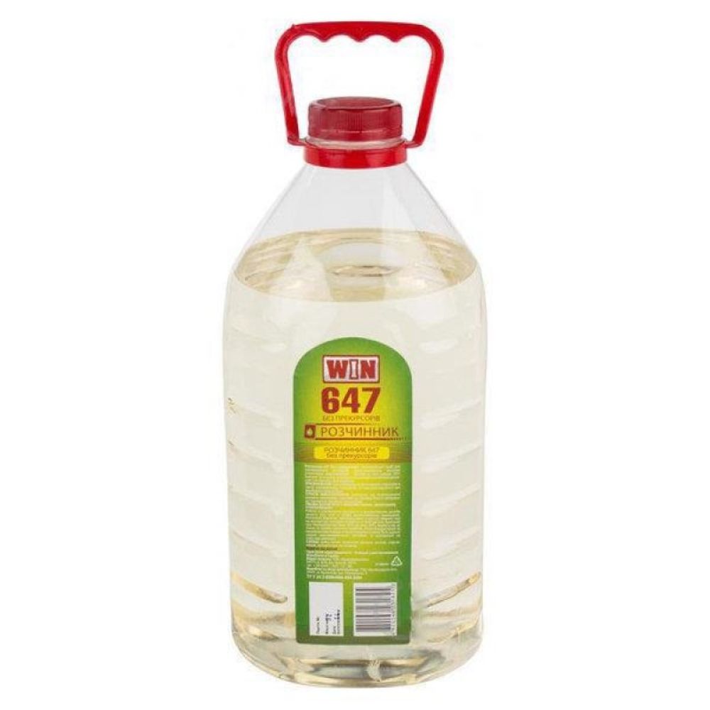 Розчинник 647 без прекурсорів ТМ WIN (3,35кг)
