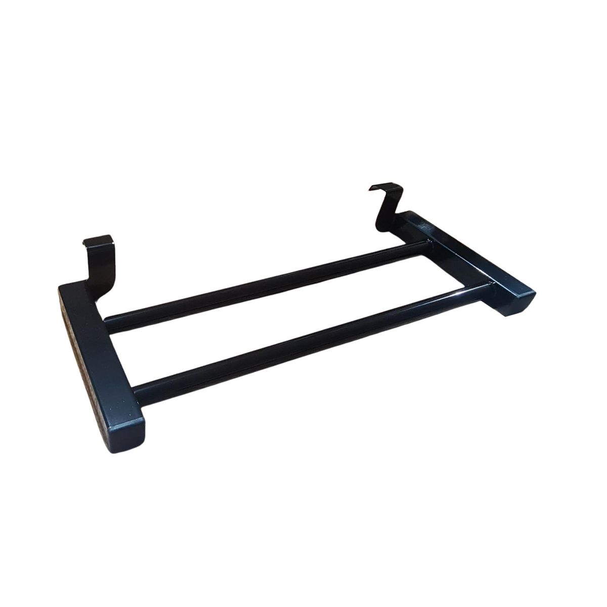 Полочка для полотенцесушителя Carino ARIANNA, короткая, Черный глянец