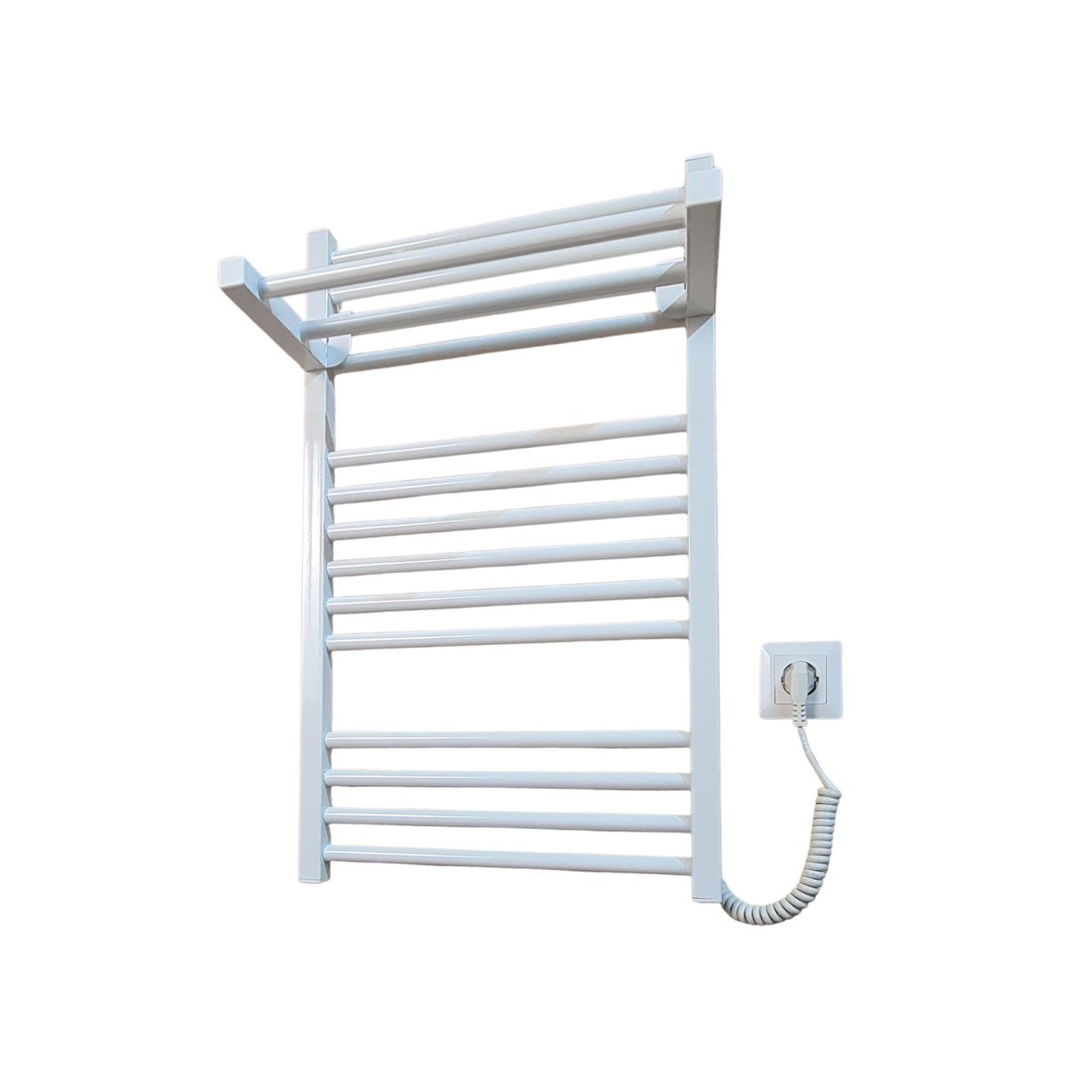 Полочка для полотенцесушителя Carino ARIANNA, короткая, Белый мат