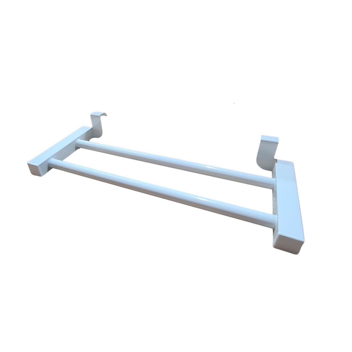 Полочка для полотенцесушителя Carino ARIANNA, короткая, Белый глянец