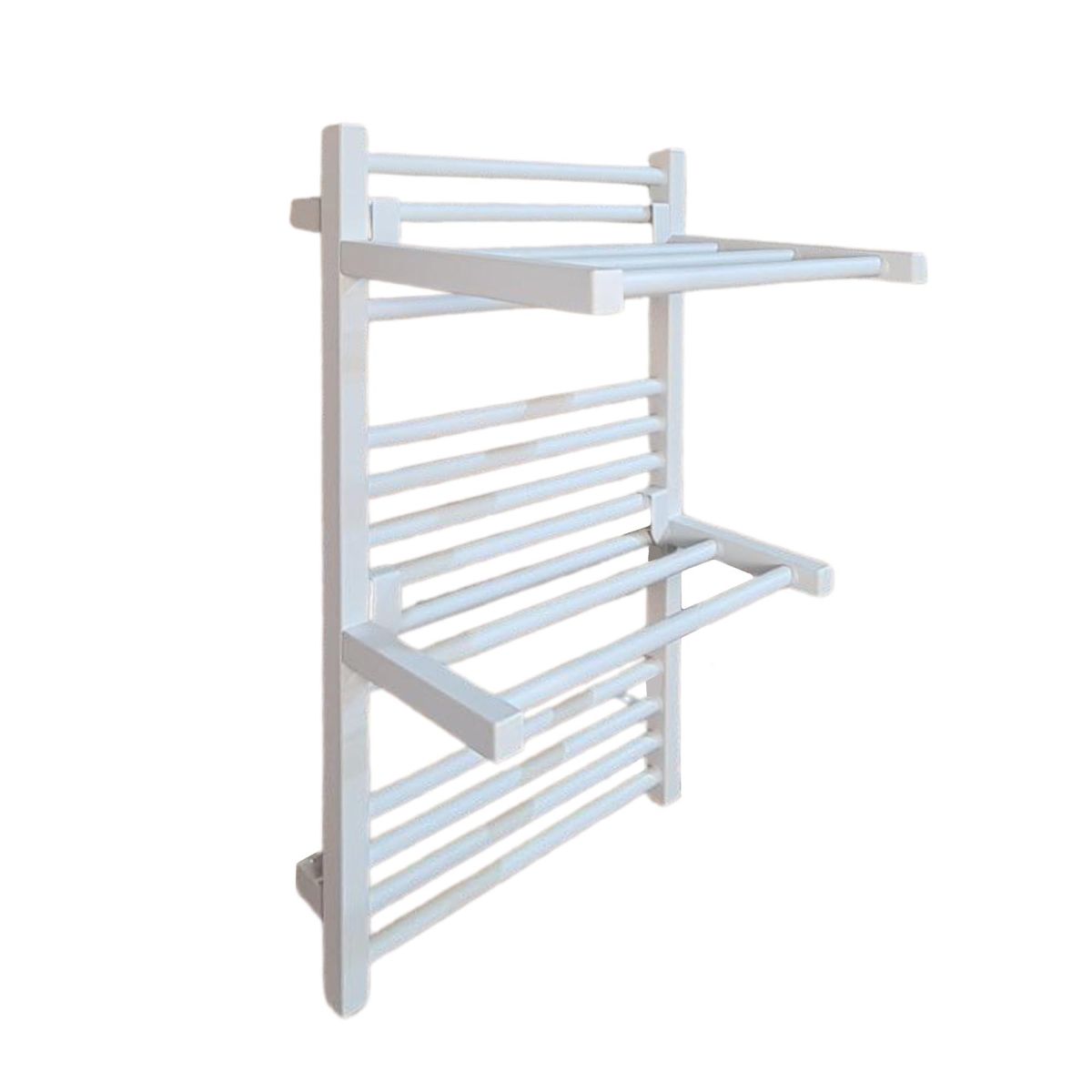 Полочка для полотенцесушителя Carino ARIANNA, длинная, Белый мат