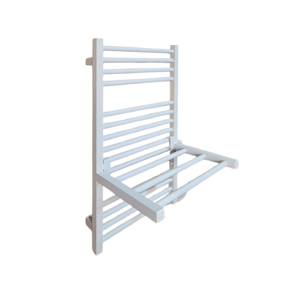 Полочка для полотенцесушителя Carino ARIANNA, длинная, Белый мат