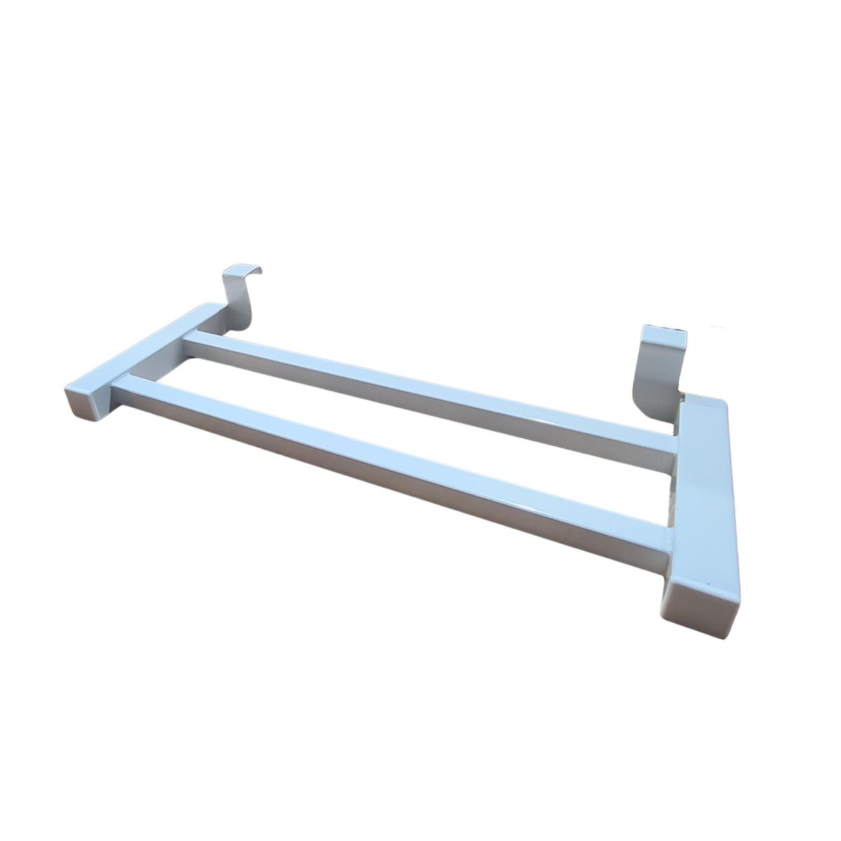 Полочка для полотенцесушителя Carino LORENZO, короткая, Белый глянец