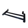 Полочка для полотенцесушителя Carino RICARDO, короткая, Черный глянец
